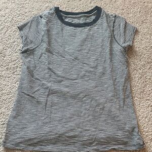 Universal Thread Black and White Striped Tee